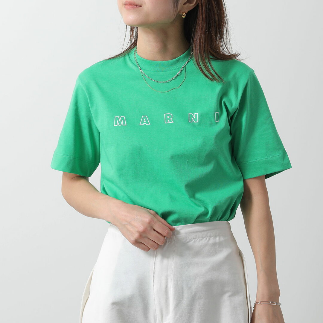 【最大2万円OFFクーポン対象・6/20~6/21限定】MARNI KIDS マルニ キッズ Tシャツ M01466 M00RF レディース ガールズ 半袖 カットソー ロゴT コットン クルーネック カラー7色【dc_kikaku】 - メイン画像 13