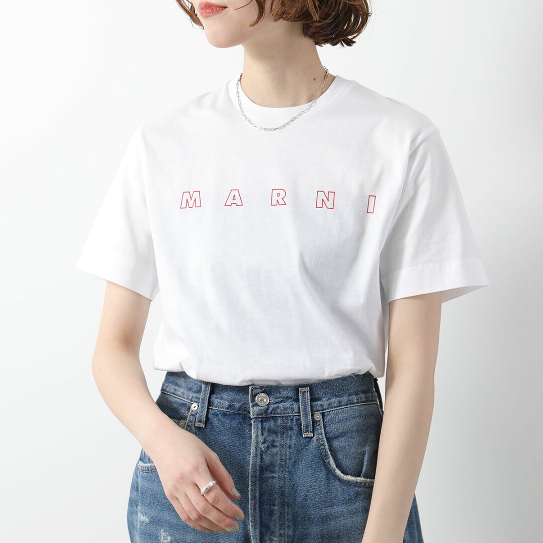 【最大2万円OFFクーポン対象・6/20~6/21限定】MARNI KIDS マルニ キッズ Tシャツ M01466 M00RF レディース ガールズ 半袖 カットソー ロゴT コットン クルーネック カラー7色【dc_kikaku】 - メイン画像 3