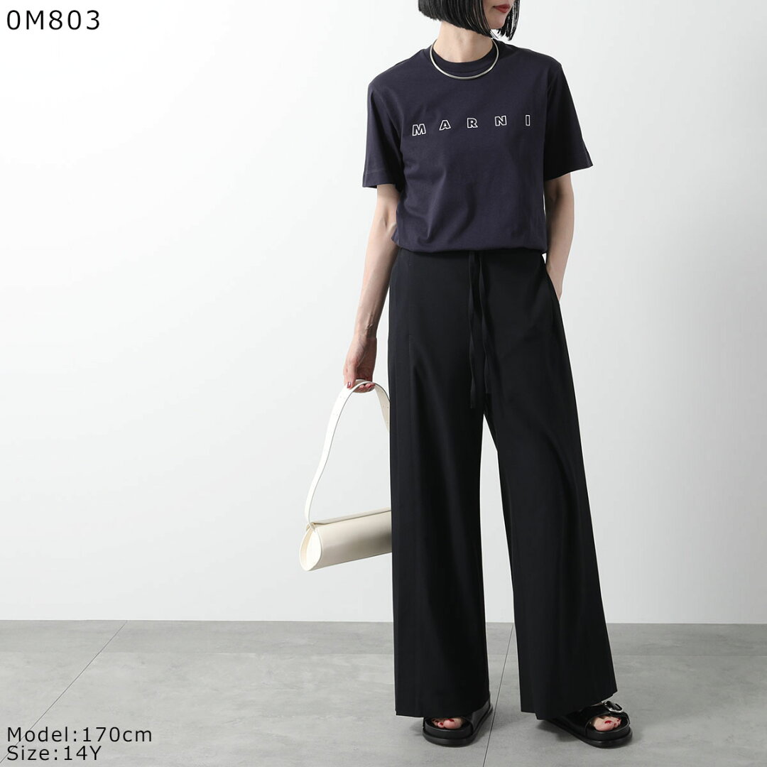 【最大2万円OFFクーポン対象・6/20~6/21限定】MARNI KIDS マルニ キッズ Tシャツ M01466 M00RF レディース ガールズ 半袖 カットソー ロゴT コットン クルーネック カラー7色【dc_kikaku】 - メイン画像 4