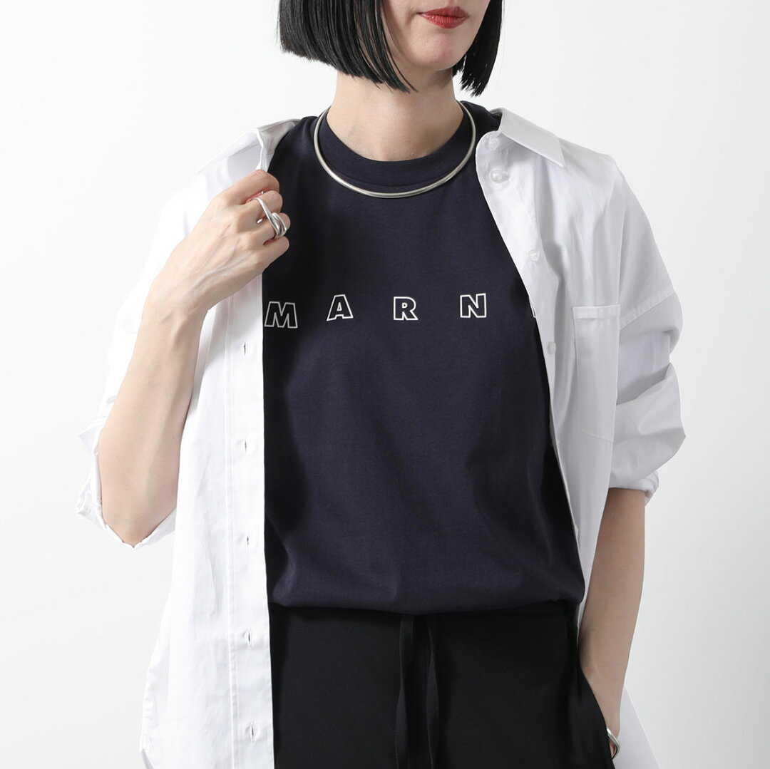 【最大2万円OFFクーポン対象・6/20~6/21限定】MARNI KIDS マルニ キッズ Tシャツ M01466 M00RF レディース ガールズ 半袖 カットソー ロゴT コットン クルーネック カラー7色【dc_kikaku】 - メイン画像 5