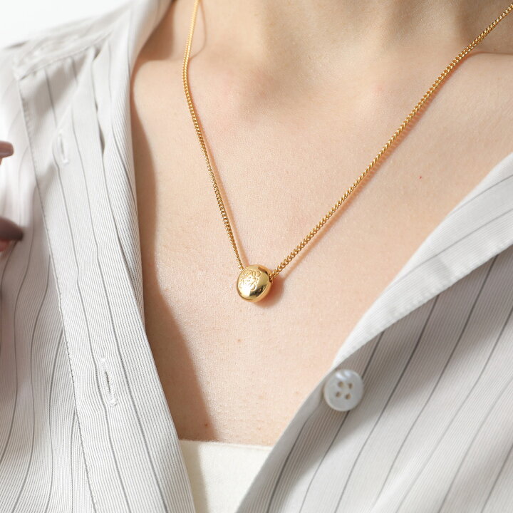 楽天市場】LOEWE ロエベ ネックレス PEBBLE PENDANT ペブル ペンダント 