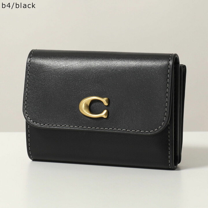 楽天市場】COACH コーチ 三つ折り財布 エッセンシャル カード ホルダー  