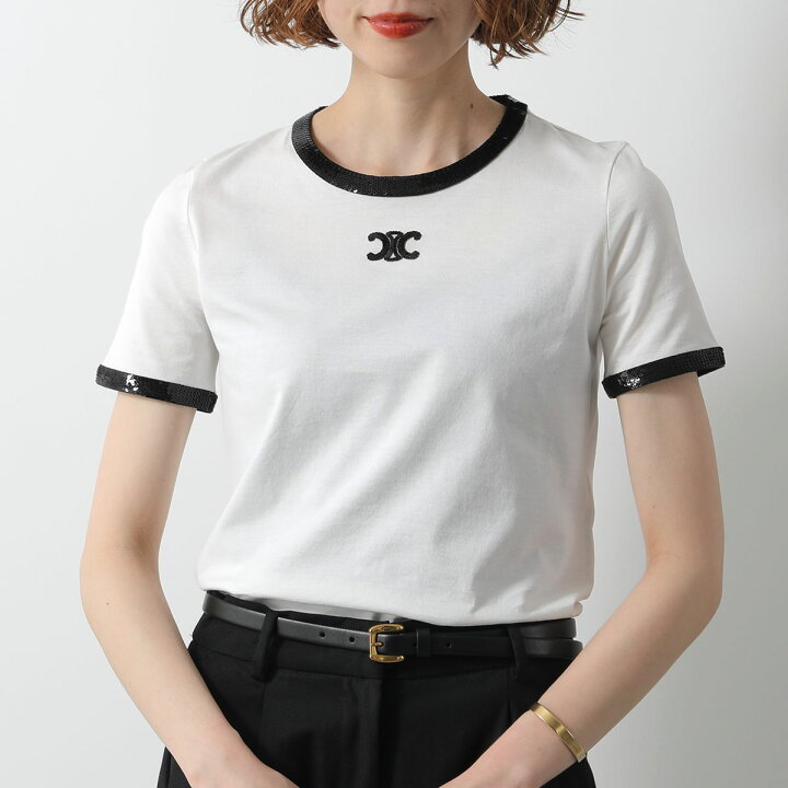 楽天市場】CELINE セリーヌ Tシャツ RX05Z671Q.01OB レディース 半袖  