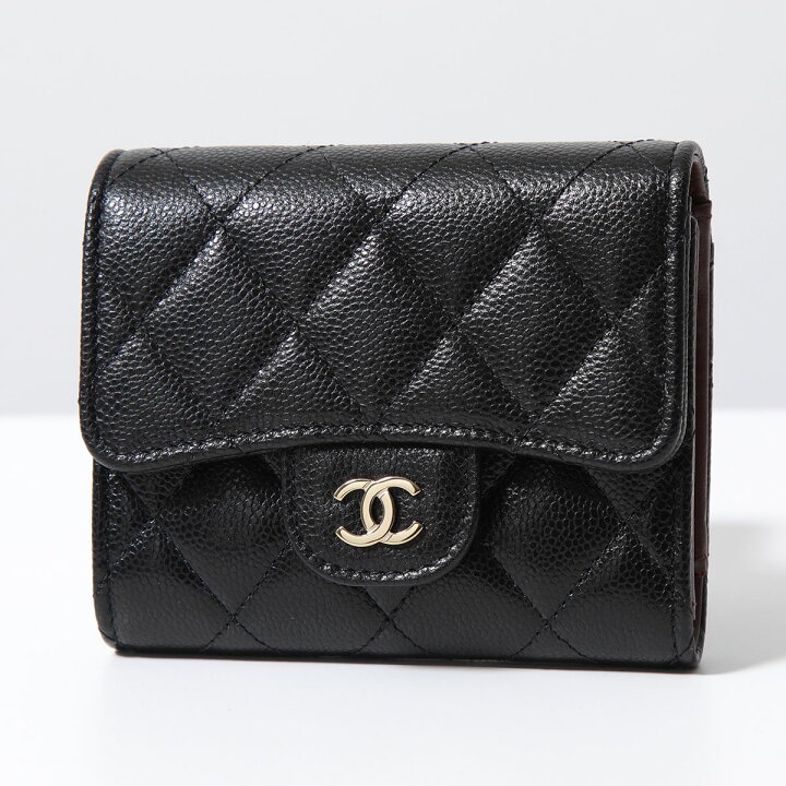 楽天市場】CHANEL シャネル 二つ折り財布 MATELASSE マトラッセ AP0229 