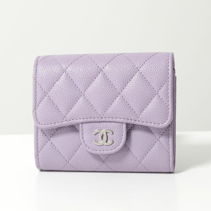 楽天市場】CHANEL シャネル 二つ折り財布 MATELASSE マトラッセ AP0229  