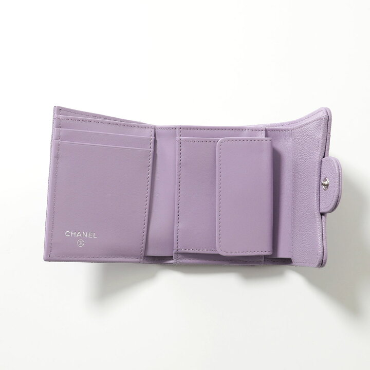 楽天市場】CHANEL シャネル 二つ折り財布 MATELASSE マトラッセ AP0229  