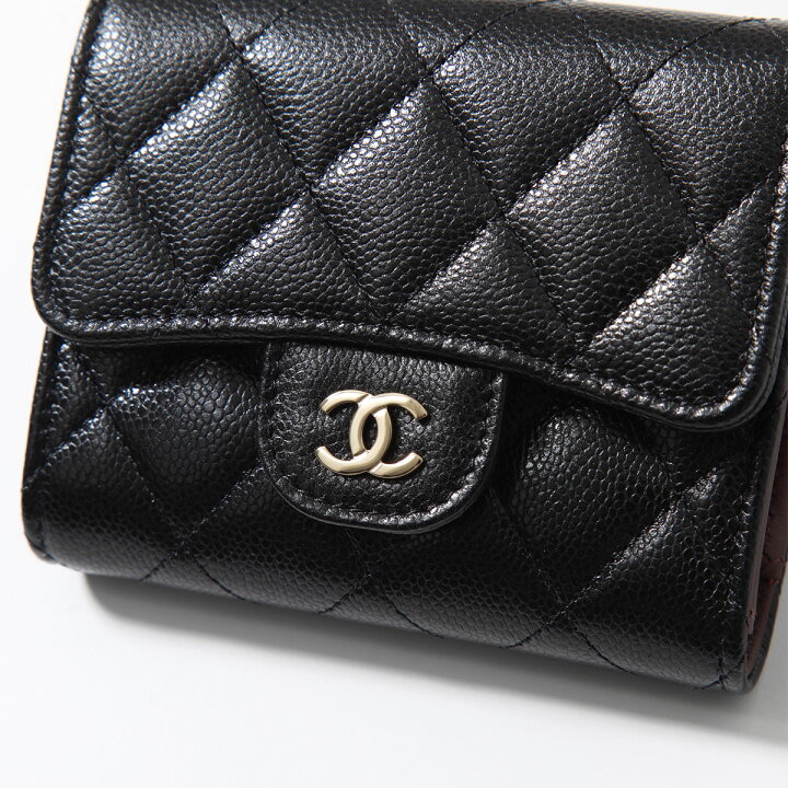 楽天市場】CHANEL シャネル 二つ折り財布 MATELASSE マトラッセ AP0229 