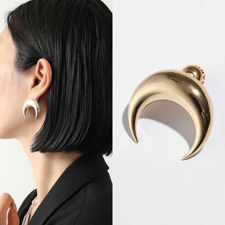 楽天市場】Marine Serre マリーン セル ピアス Moon Stud UJW013A 