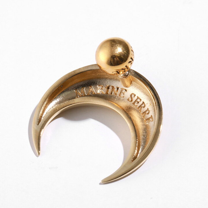 楽天市場】Marine Serre マリーン セル ピアス Moon Stud UJW013A 