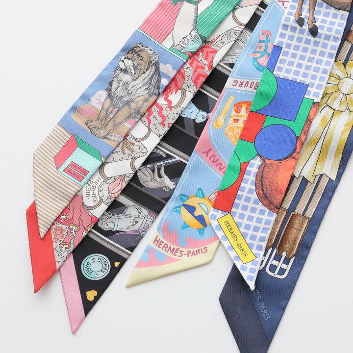 楽天市場】HERMES エルメス ツイリー スカーフ TWILLY レディース  