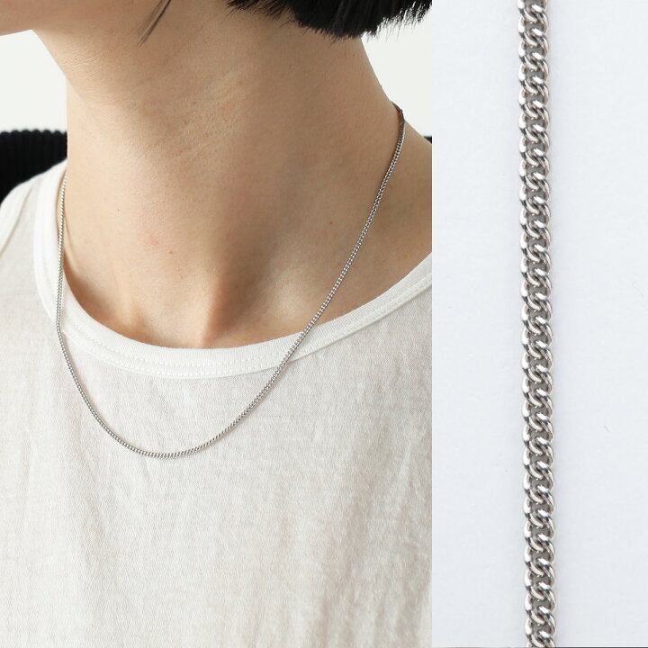 楽天市場】TOMWOOD トムウッド ネックレス Curb Chain Slim 17inch 