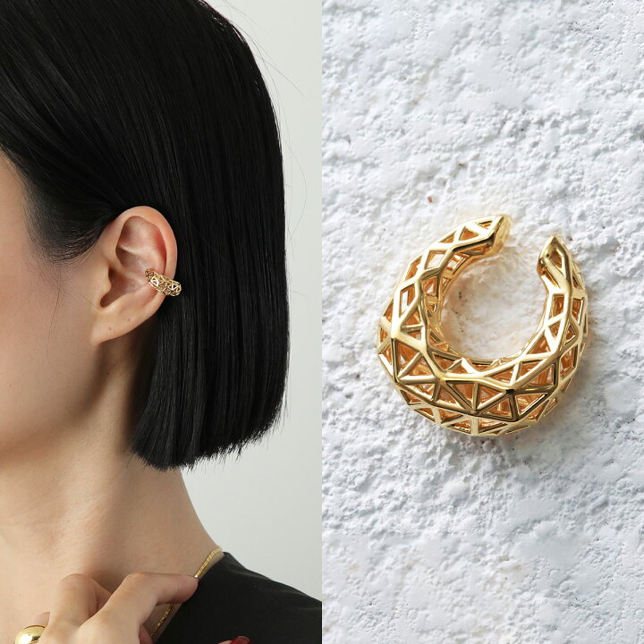 楽天市場】 TOMWOOD トムウッド イヤーカフ Maze Ear Cuff Gold メイズ  