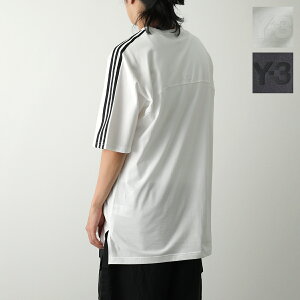 Y-3 ���C�X���[ T�V���c M 3S SS TEE M 3�X�g���C�v�X �V���[�g�X���[�u �e�B�[ JM7845 JN4986 �����Y ���� �J�b�g�\�[ �I�[�o�[�T�C�Y �J���[2�F