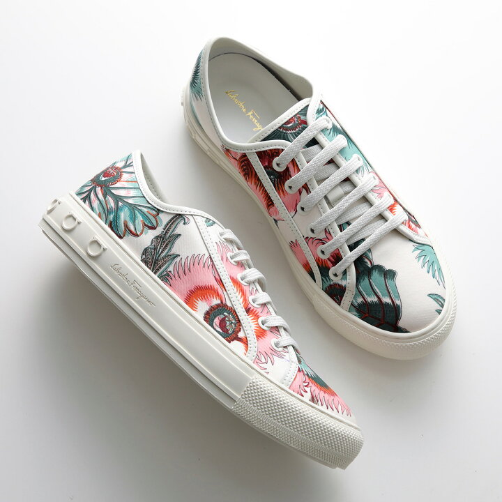 楽天市場】FERRAGAMO フェラガモ スニーカー 0742779 BORG PRINT 