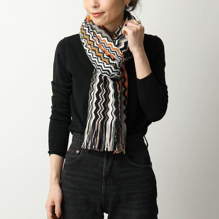 送料無料♪半額以下♪MISSONI♪ミッソーニ♪ジグザグマフラー♪新品未 