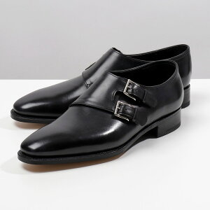JOHN LOBB �W�������u ���U�[�V���[�Y CHAPEL CALF 704180L 1R �`���y�� MUSEUM CALF M/W �����Y �h���X�V���[�Y �v�C �r�W�l�X �C BLACK