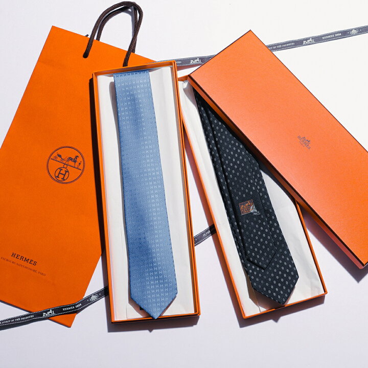 楽天市場】HERMES エルメス ネクタイ TIE 7cm メンズ フランス製 
