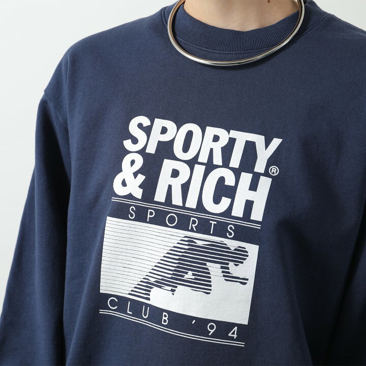 楽天市場】SPORTY＆RICH スポーティアンドリッチ トレーナー CR885 