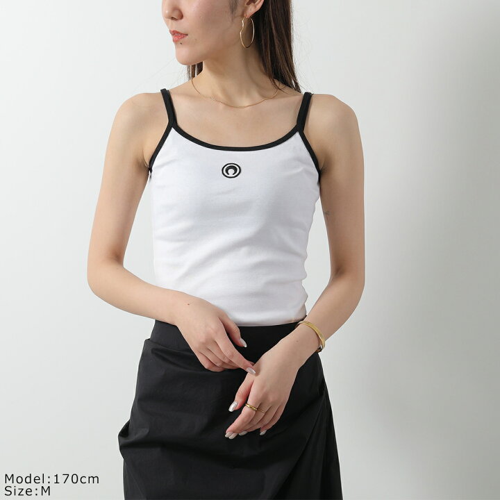 楽天市場】Marine Serre マリーン セル キャミソール Moon Logo Ribbed 