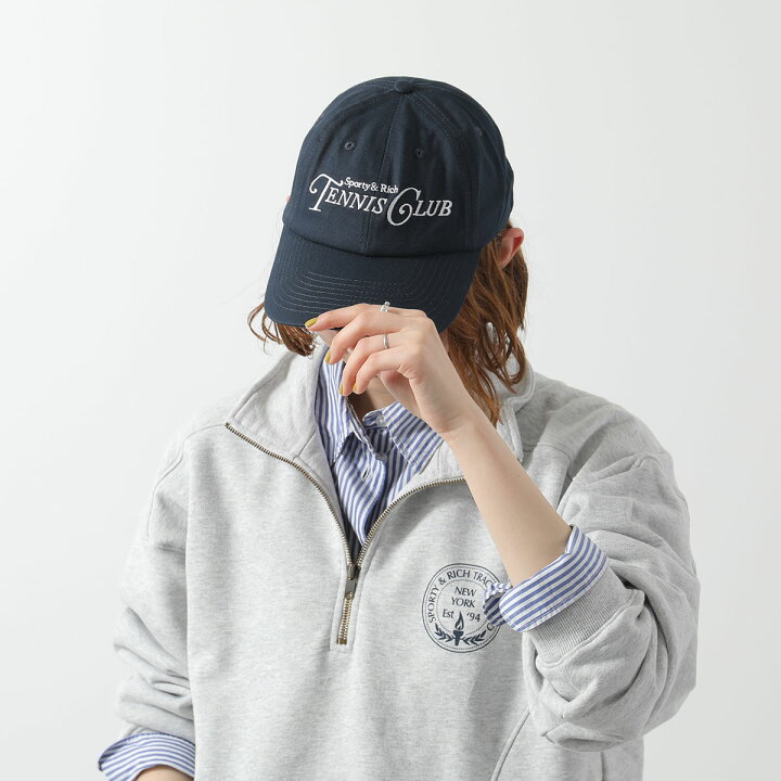 楽天市場】SPORTY＆RICH スポーティアンドリッチ ベースボールキャップ  