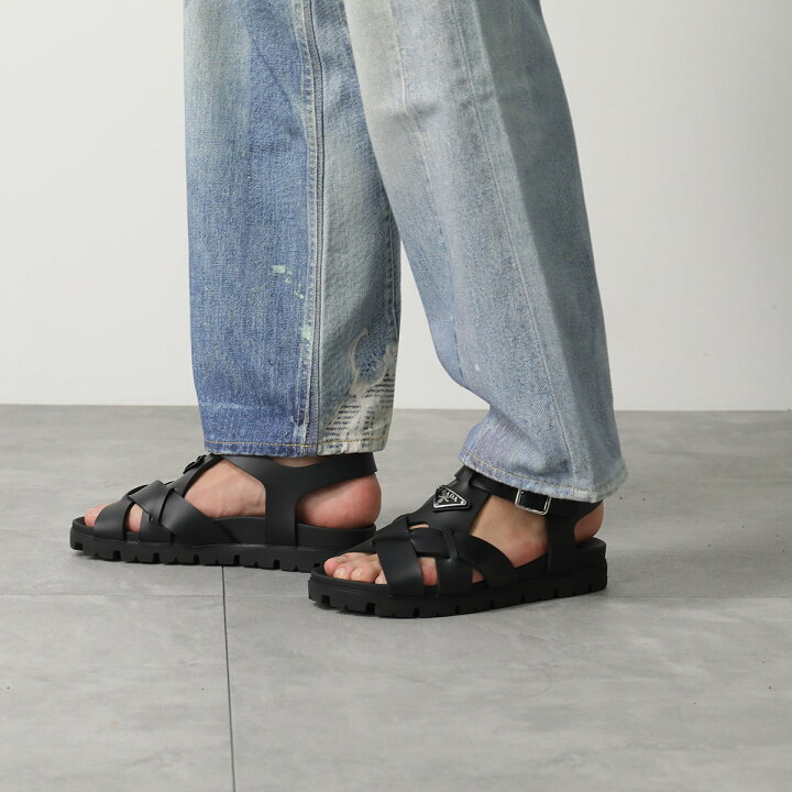 楽天市場】PRADA プラダ クロスサンダル 2X3118 3LKK メンズ 