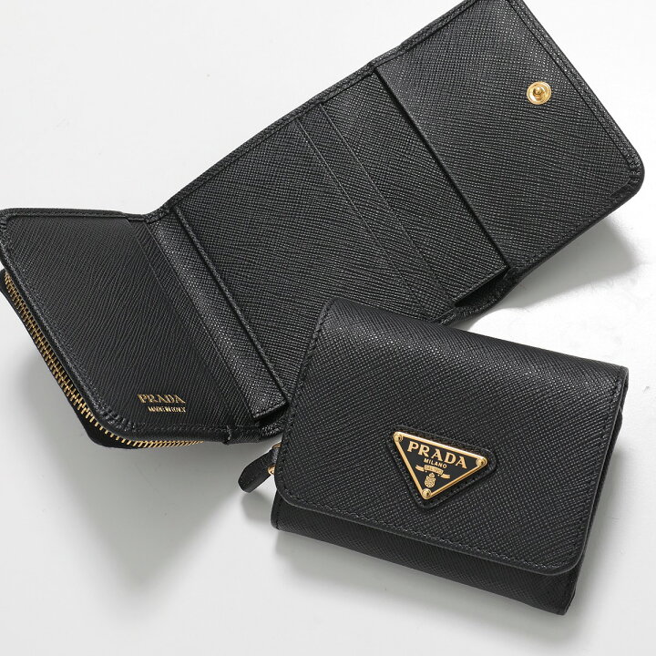 楽天市場】PRADA プラダ 三つ折り財布 1MH044 QHH レディース  