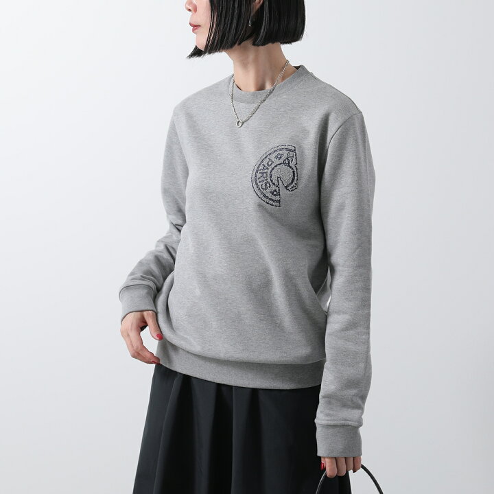 楽天市場】HERMES エルメス トレーナー クルー・ド・セル H557831HA 