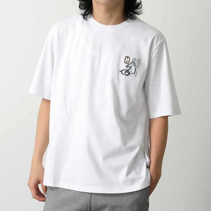 楽天市場】HERMES エルメス Tシャツ H557930HA メンズ Hパズル クルー  
