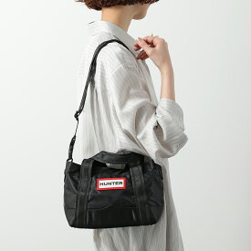 HUNTER ハンター ショルダーバッグ ナイロン ミニ トップクリップ UBS1203KBM レディース トートバッグ ハンドバッグ ロゴ 鞄 BLK/BLACK