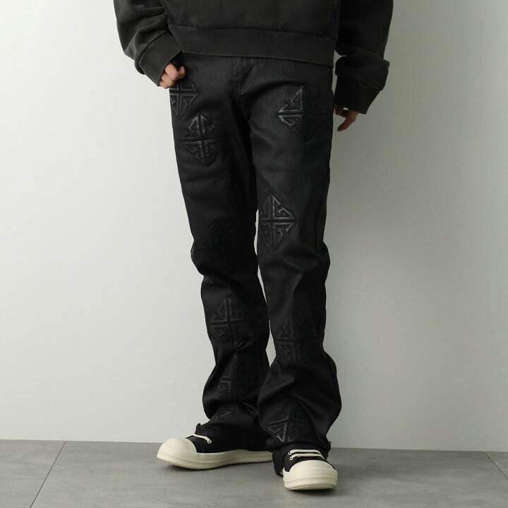 楽天市場】GUAPI グアピ ジーンズ Obsidian Black Icon Flared Denim 