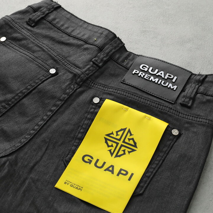 楽天市場】GUAPI グアピ ジーンズ Obsidian Black Icon Flared Denim 