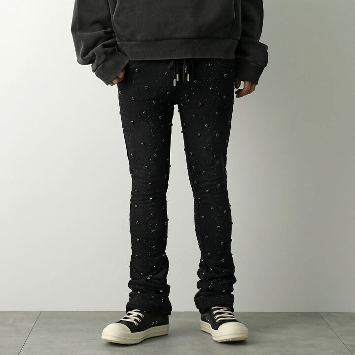 楽天市場】GUAPI グアピ スウェットパンツ Obsidian Black Embellished 