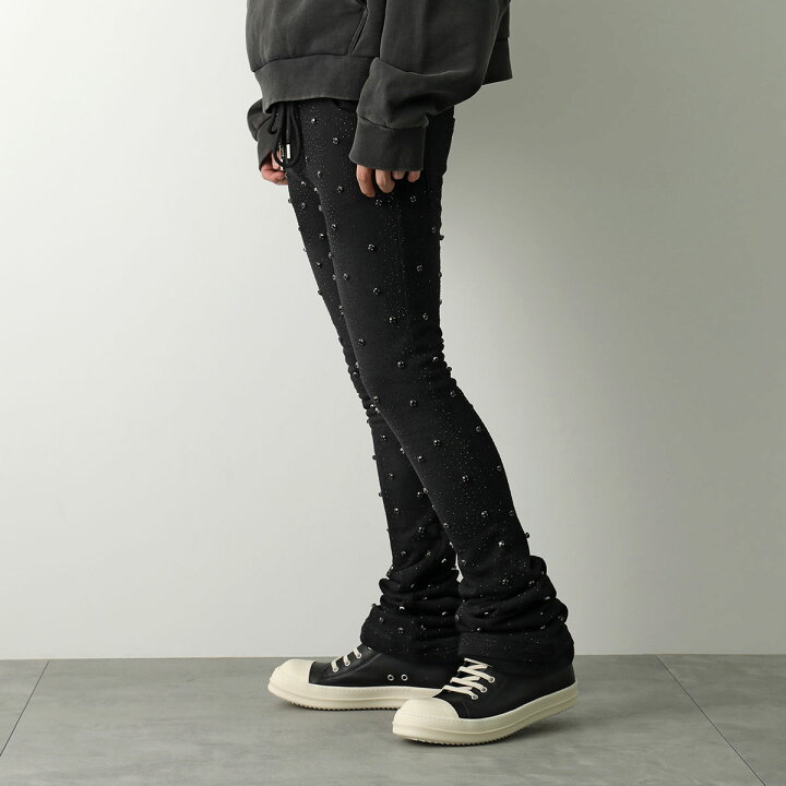 楽天市場】GUAPI グアピ スウェットパンツ Obsidian Black Embellished 