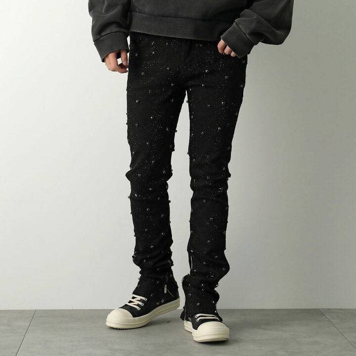 楽天市場】GUAPI グアピ ジーンズ All Black Embellished Denim V2 
