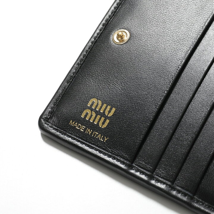 楽天市場】MIUMIU ミュウミュウ 二つ折り財布 5MV204 2FPP AFPP  