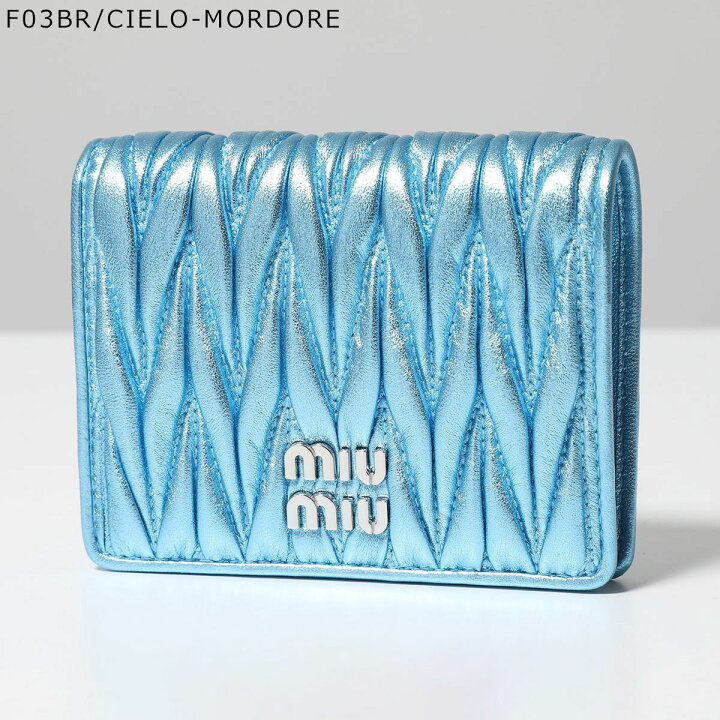 楽天市場】【5/29～6/1限定ポイント3倍】MIUMIU ミュウミュウ 二つ折り  