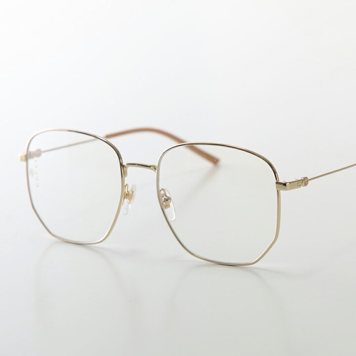 楽天市場】GUCCI グッチ サングラス GG0396S ポリゴン型 クリアレンズ 
