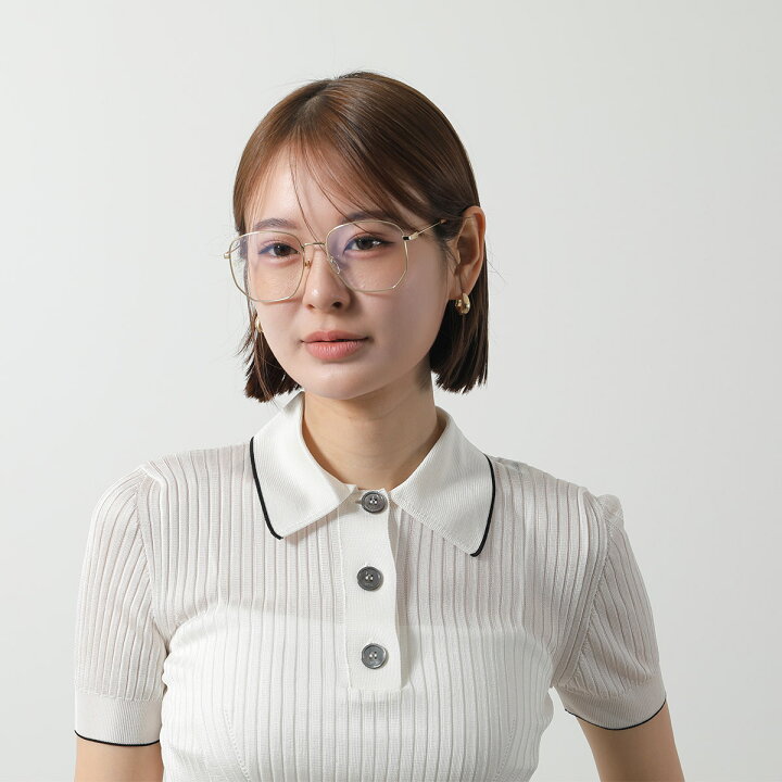 楽天市場】GUCCI グッチ サングラス GG0396S ポリゴン型 クリアレンズ 