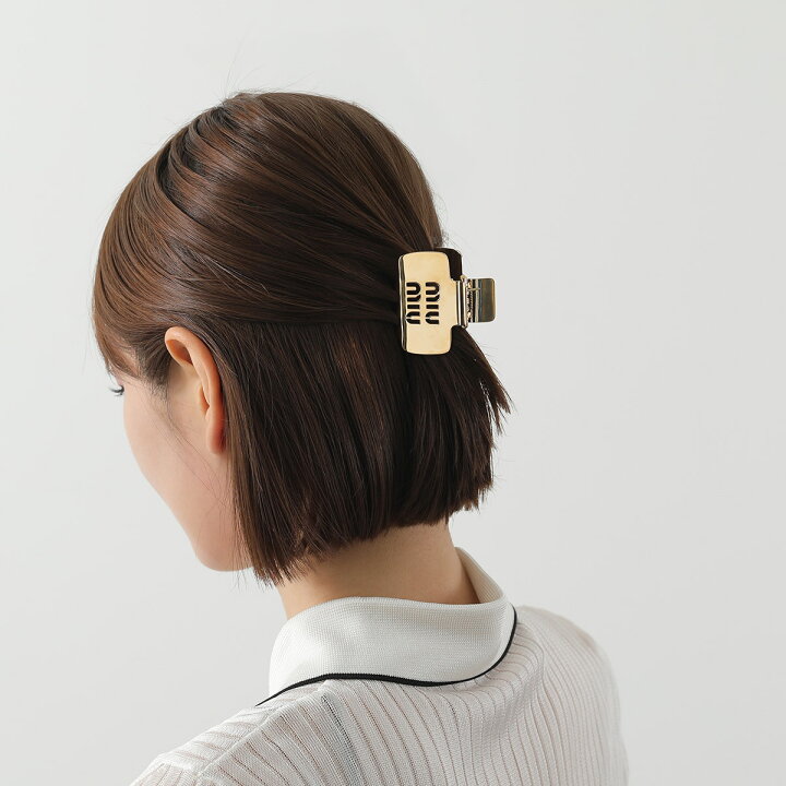 楽天市場】MIUMIU ミュウミュウ ヘアクリップ 5IF219 2DTU レディース 