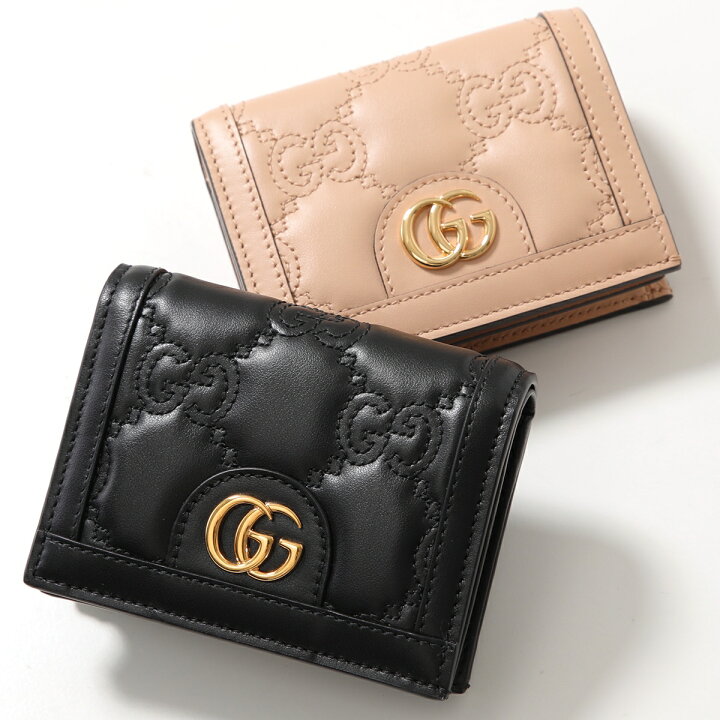 楽天市場】GUCCI グッチ 二つ折り財布 GG MATELASSE GGマトラッセ 