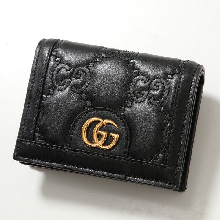 楽天市場】GUCCI グッチ 二つ折り財布 GG MATELASSE GGマトラッセ 