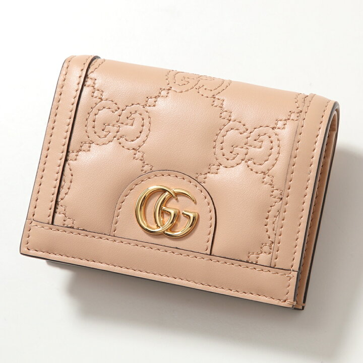 楽天市場】GUCCI グッチ 二つ折り財布 GG MATELASSE GGマトラッセ 