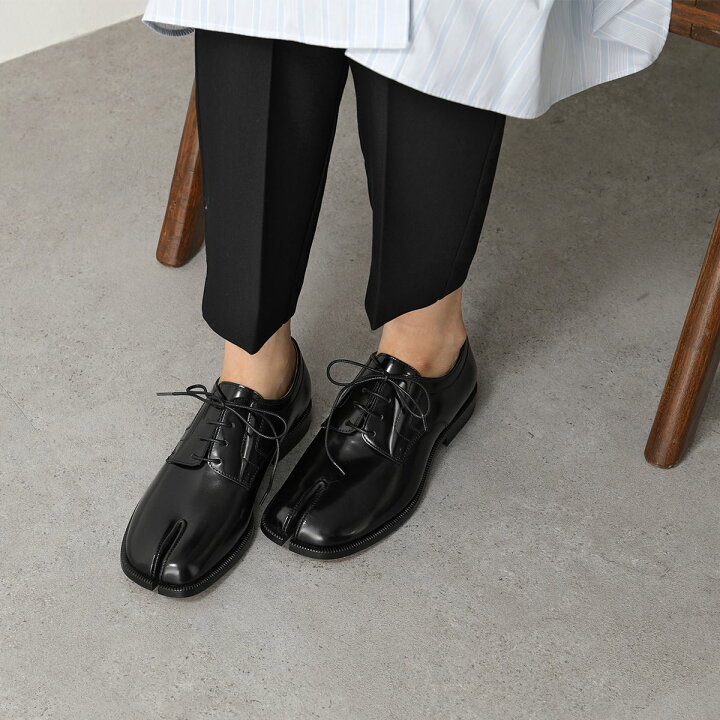楽天市場 Maison Margiela メゾンマルジェラ S34wq0021 Ps679 レザー 足袋 タビ レースアップ T8013 靴 レディース インポートセレクト Musee