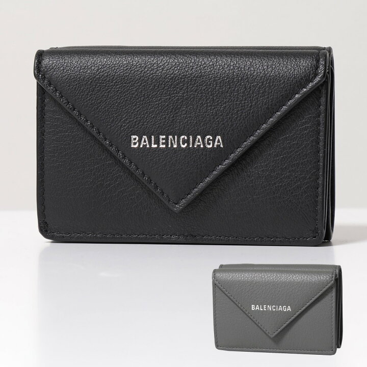 楽天市場】BALENCIAGA バレンシアガ 三つ折り財布 PAPIER MINI WALLET  
