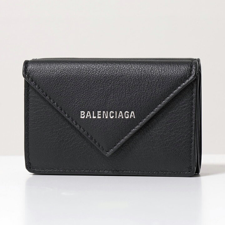 楽天市場】BALENCIAGA バレンシアガ 三つ折り財布 PAPIER MINI WALLET  