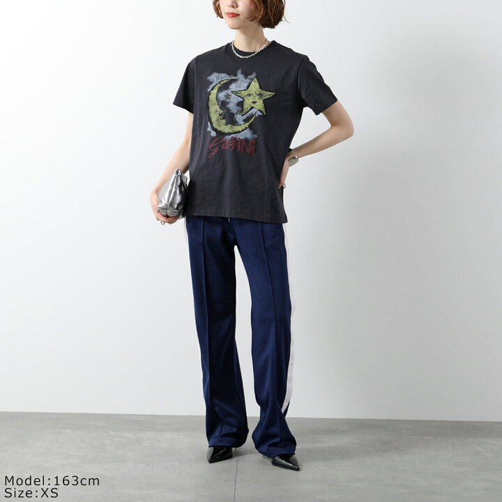 楽天市場】 GANNI ガニー 半袖 Tシャツ Basic Jersey Relaxed T-shirt  