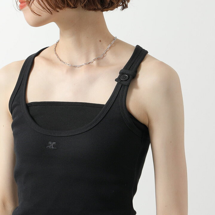 楽天市場】Courreges クレージュ タンクトップ BUCKLE 90S RIB 
