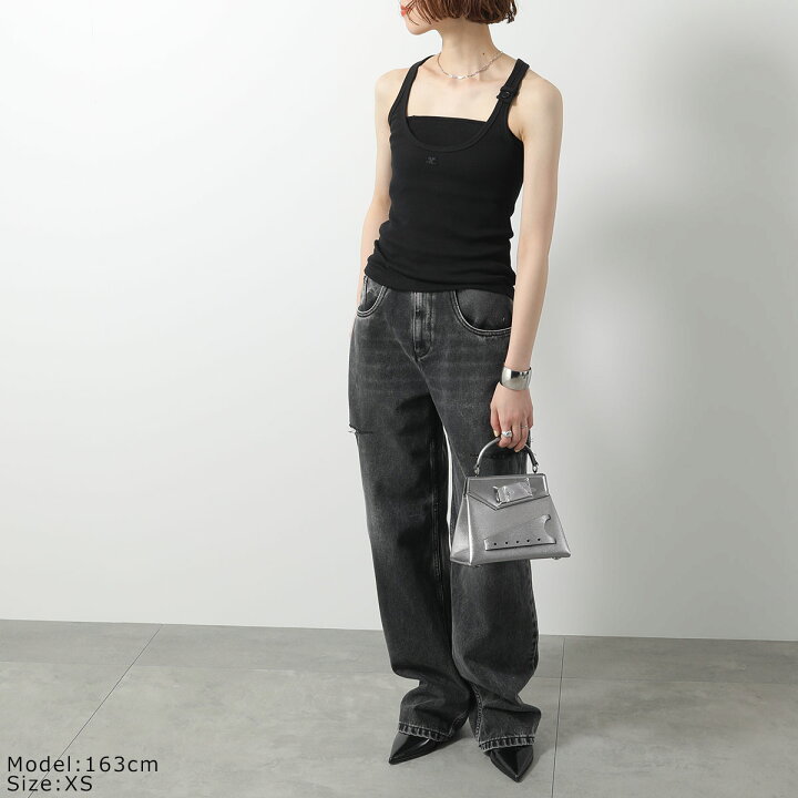 楽天市場】Courreges クレージュ タンクトップ BUCKLE 90S RIB 