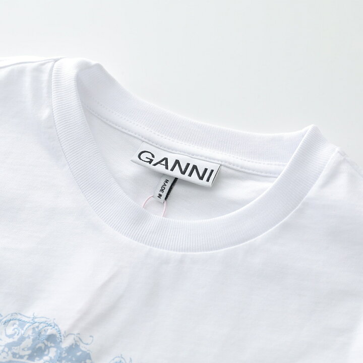 楽天市場】GANNI ガニー 半袖 Tシャツ Basic Jersey Tattoo Lace 