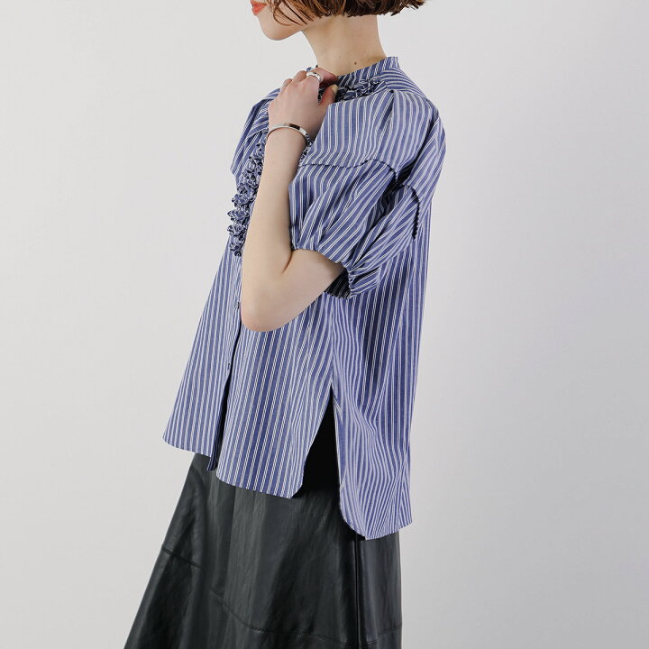 楽天市場】MARILYN MOON マリリンムーン ブラウス modern tuck frill 